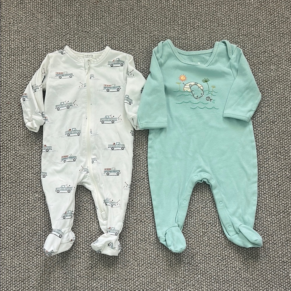 GAP Kids Pajamas Footies 0-3 months